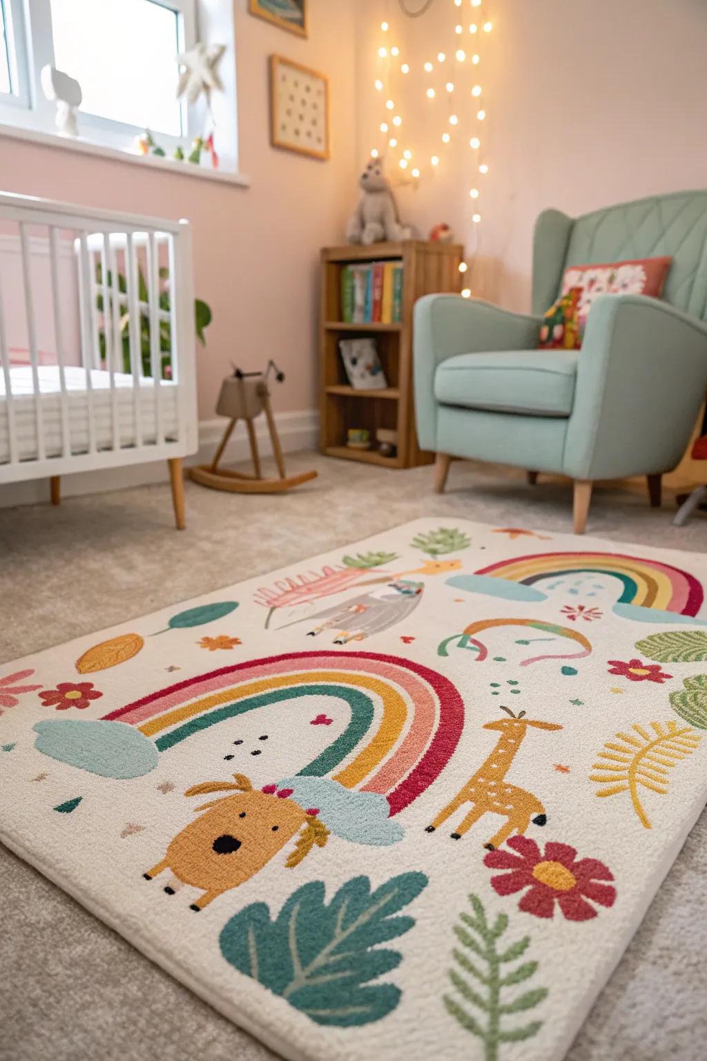 Lively designs infuse joy and vibrancy into the nursery.