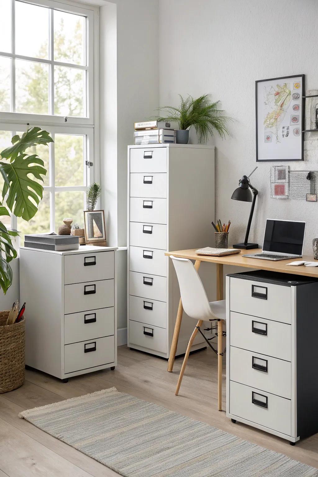 Discover adaptability using modular filing systems in your office.