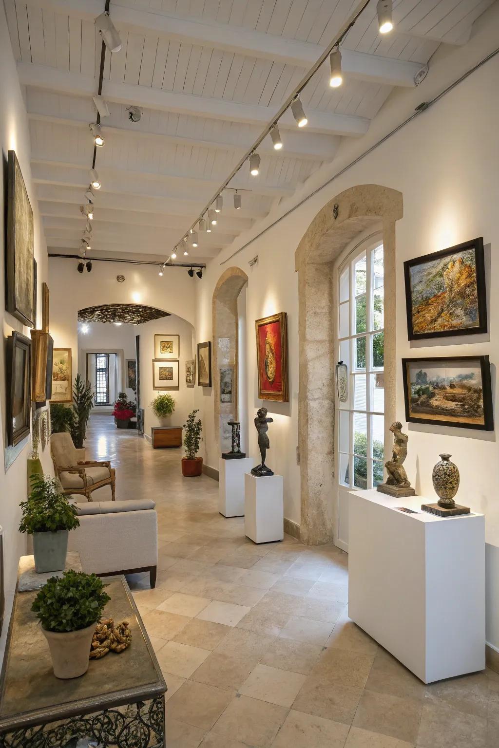 The elegance of your open house is elevated by an artistic presentation theme.