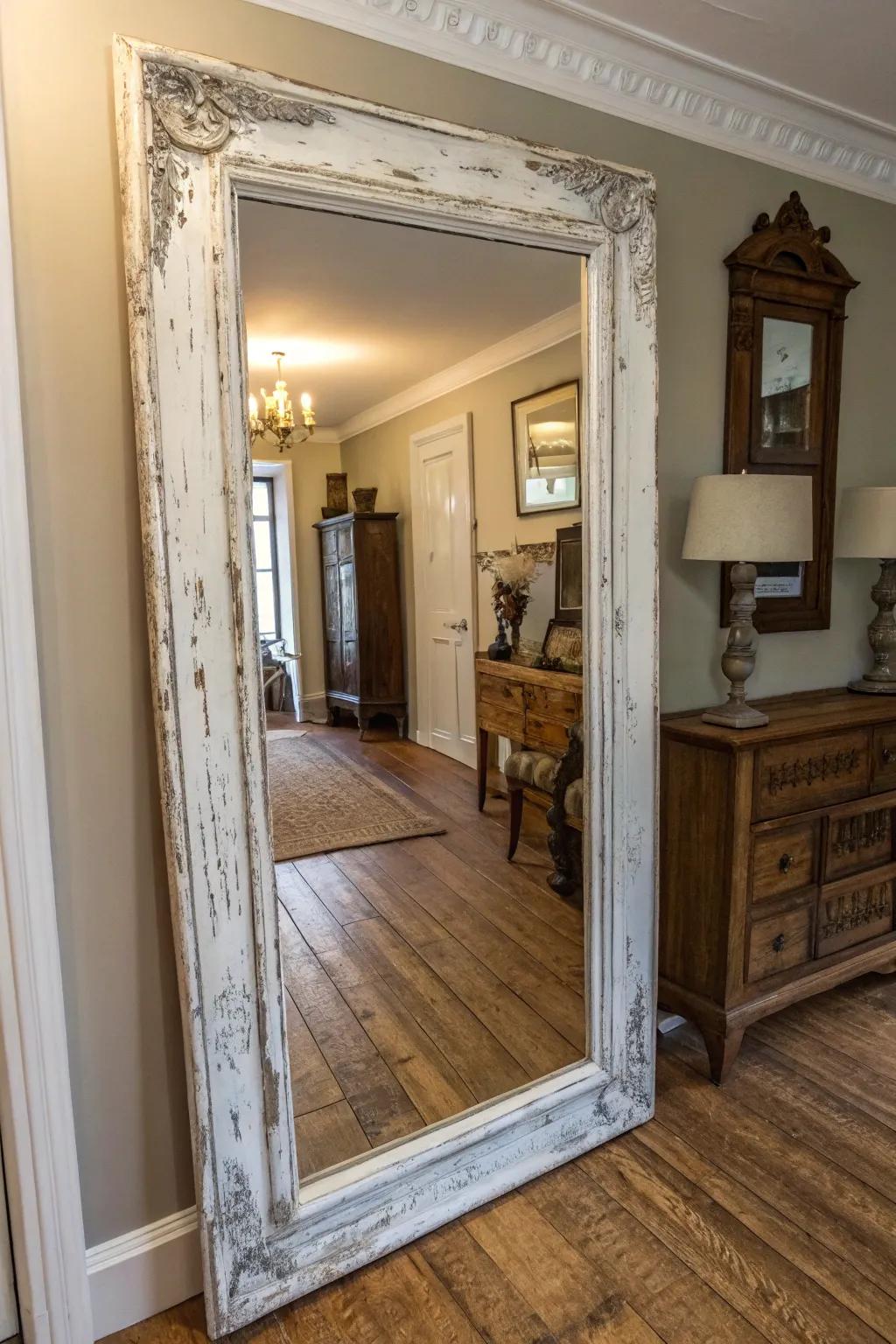 Capture vintage charm with a weathered covering method.