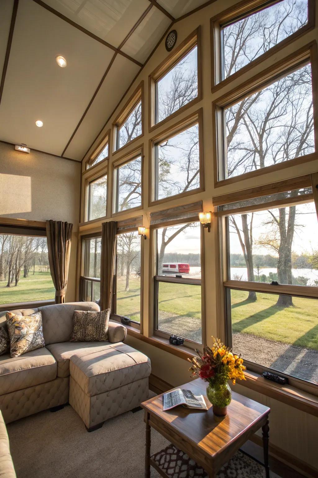 Natural light revitalizes compact areas, making them feel more expansive and appealing.