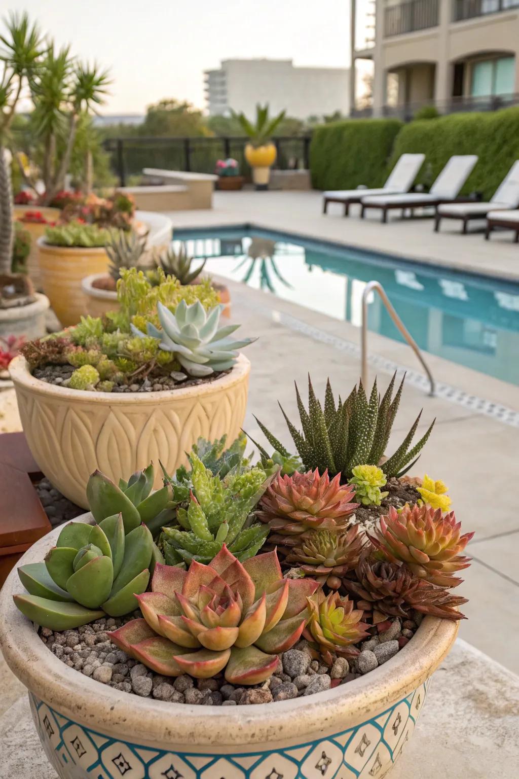 Succulents provide exceptional beauty with minimal effort.