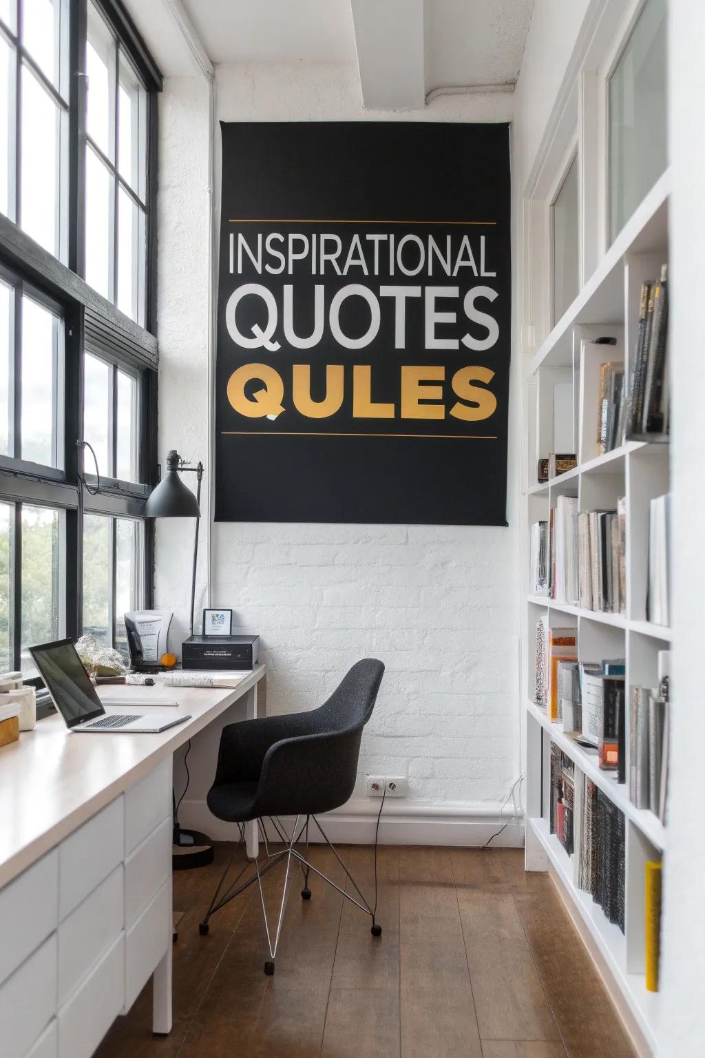 Lettering that encourages and inspires daily.