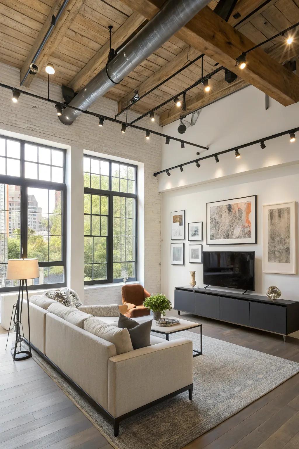 Accentuate your area with flexible focus lighting.
