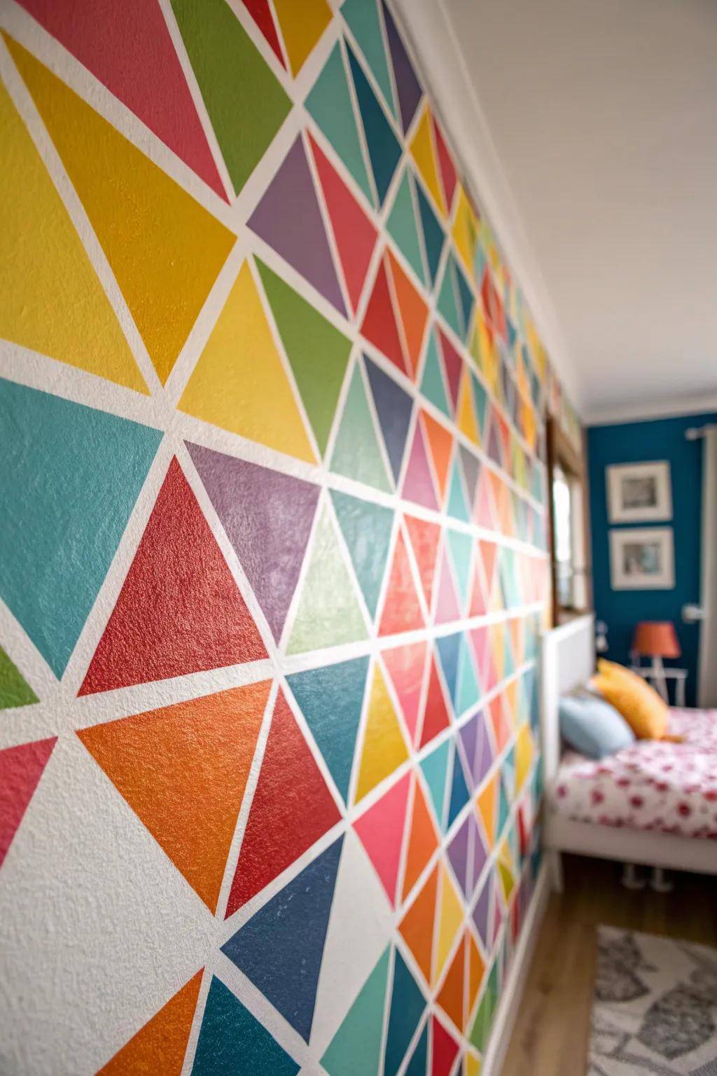 Shaped arrangements offer a lively and contemporary feel to your walls.