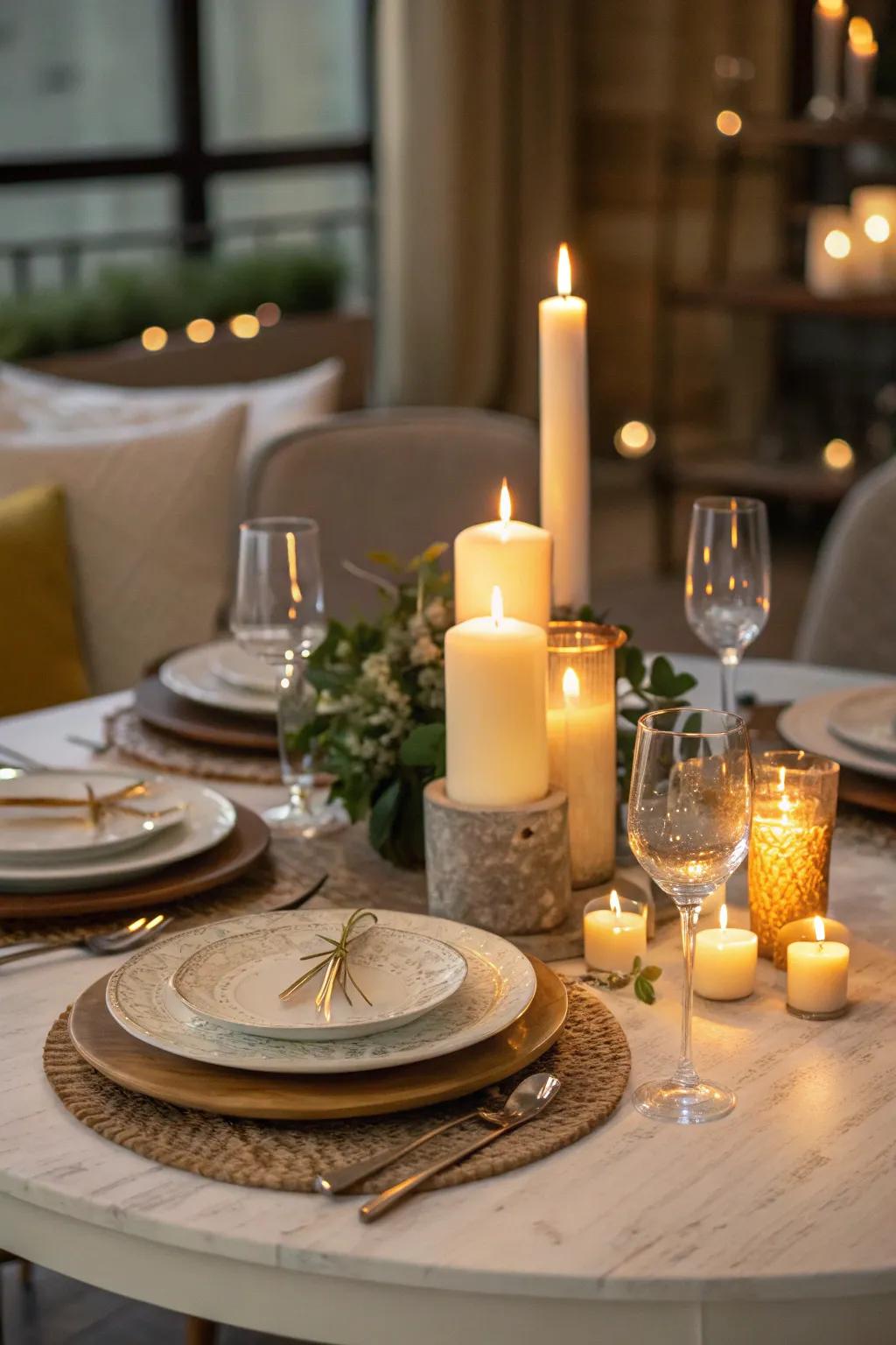 Illuminations infuse warmth and charisma into your meal occasions.