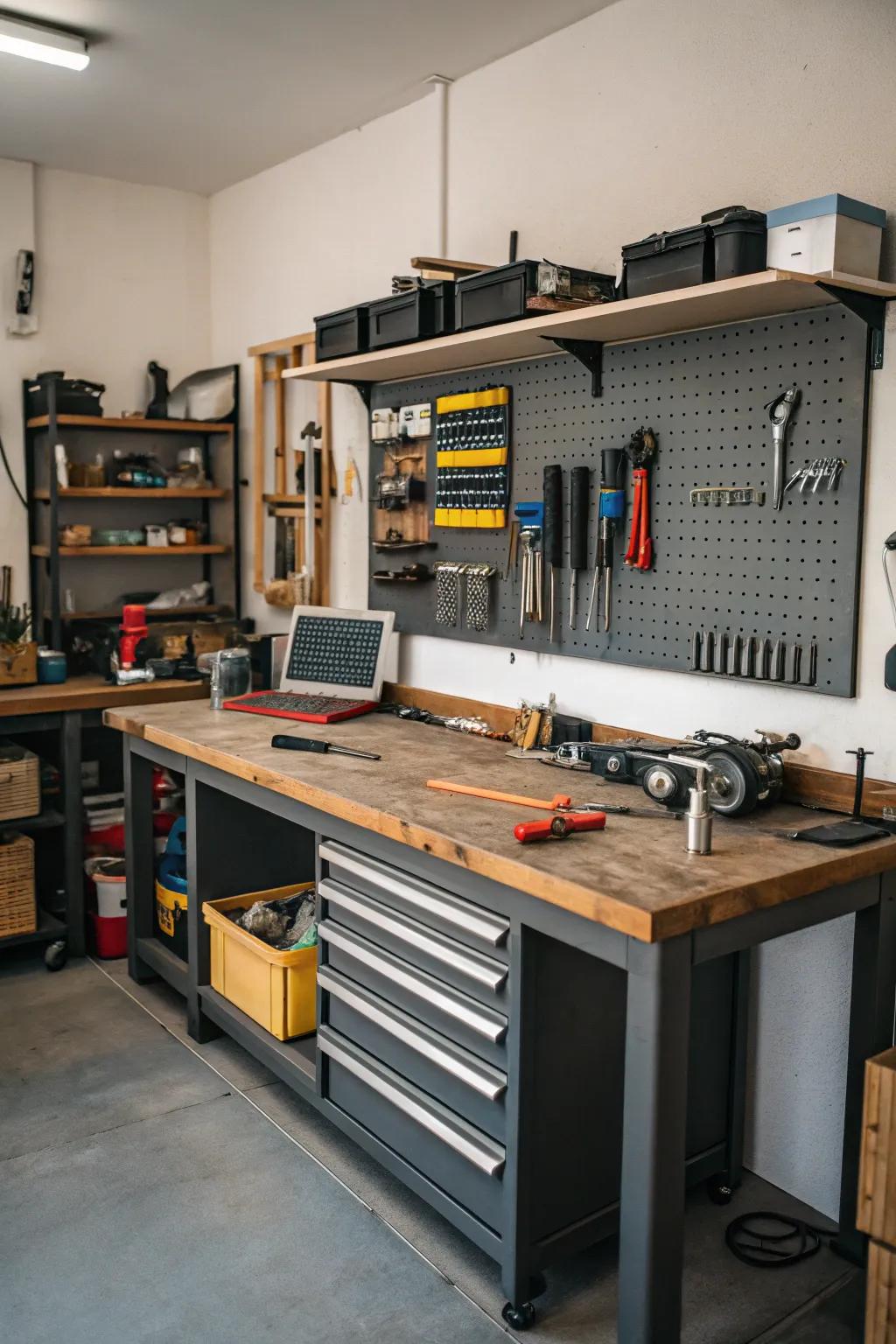 A workspace enhances both creativity and efficiency.