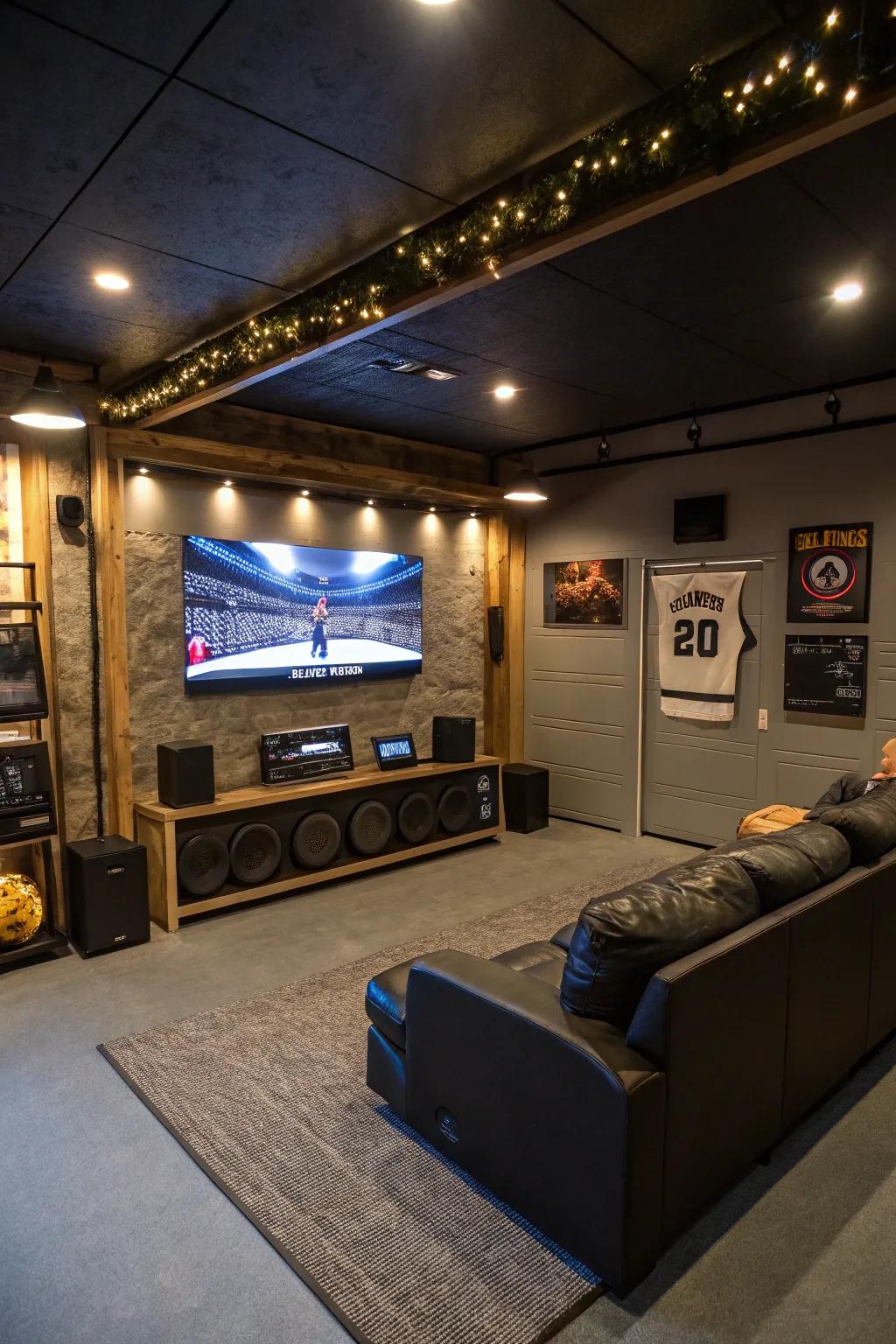 Indulge in a cinematic adventure directly from your garage.