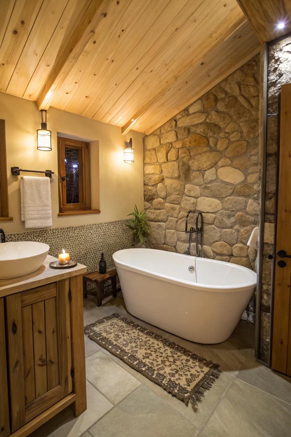 Corner placement maximizes floor space and coziness.