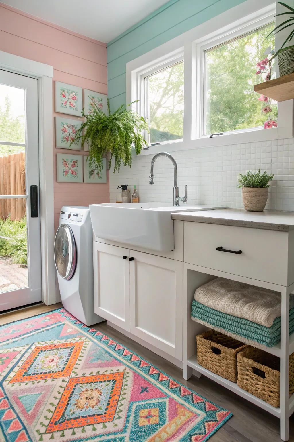 Elevate your utility sink to become a style highlight.