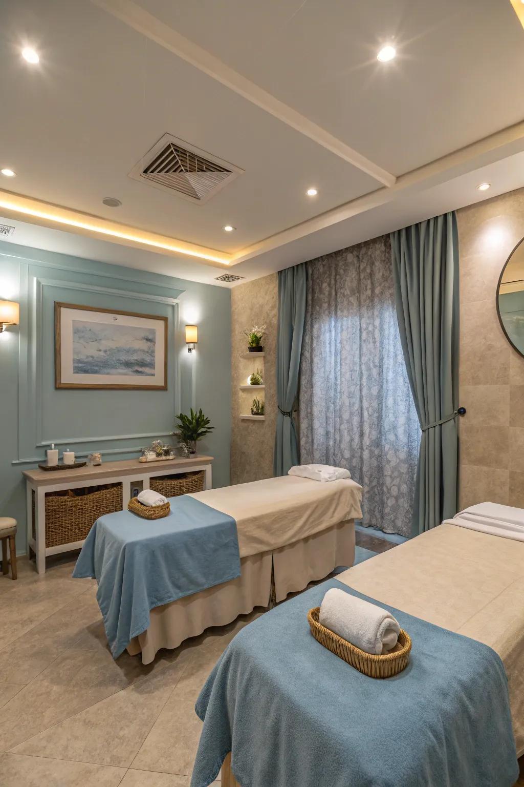 A relaxing array of colors that inspires tranquility.