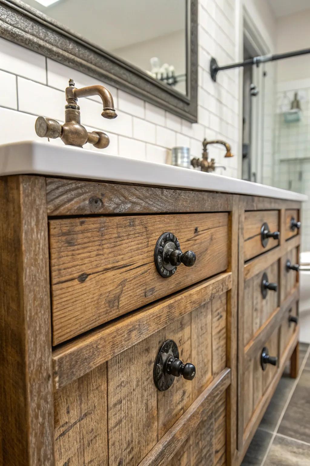 Introduce character with timeless spigot levers.