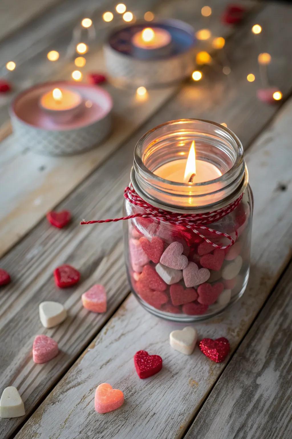 A sweet and playful Valentine’s Day centerpiece.