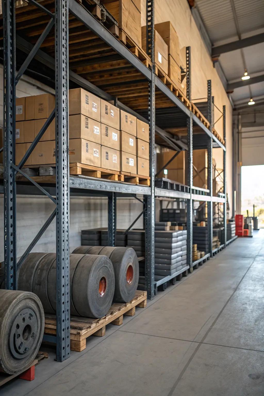 Strong and trustworthy, the tough shelving effortlessly supports even the heaviest items.