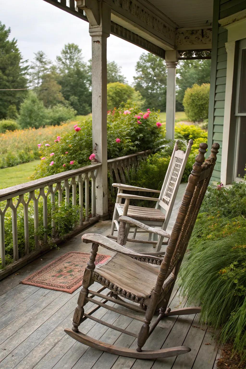 Unending coziness with classic swaying seats.