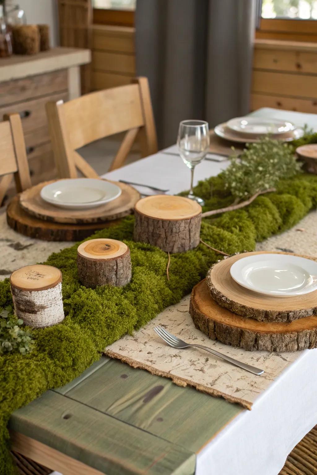 Move the woods to your dining area.