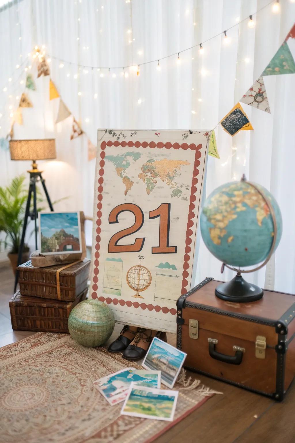 Travel poster styles capture the spirit of adventure.