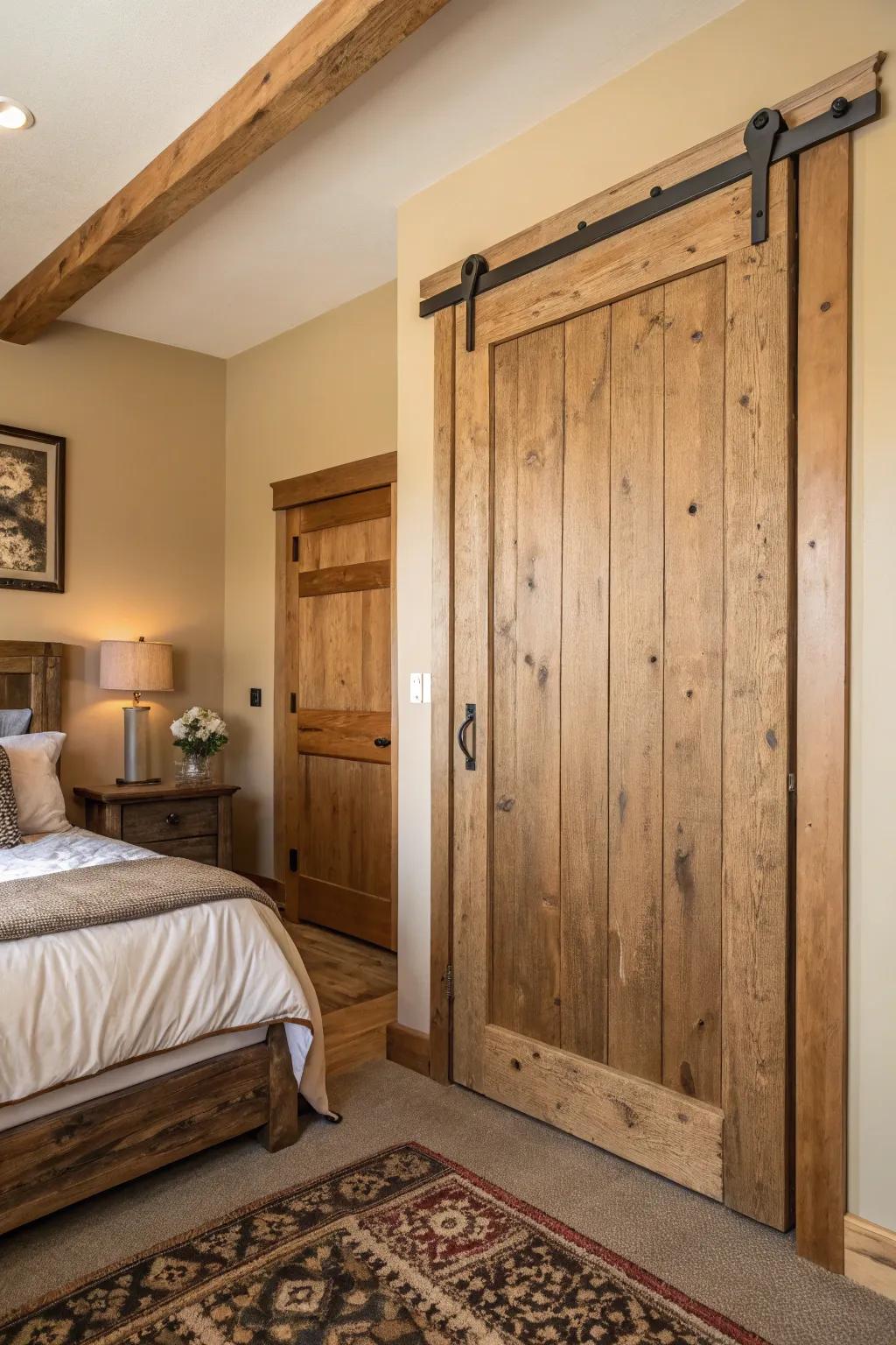 Environmentally conscious resources similar to salvaged timber contribute sustainability and character.