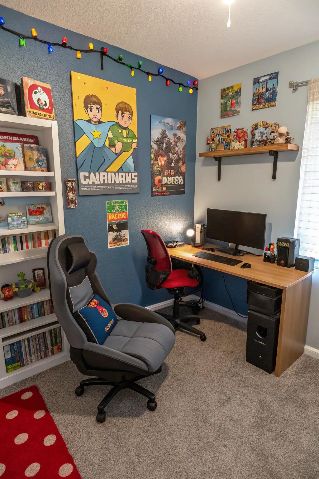A personalized niche for gaming delivers a snug and clandestine sanctuary.