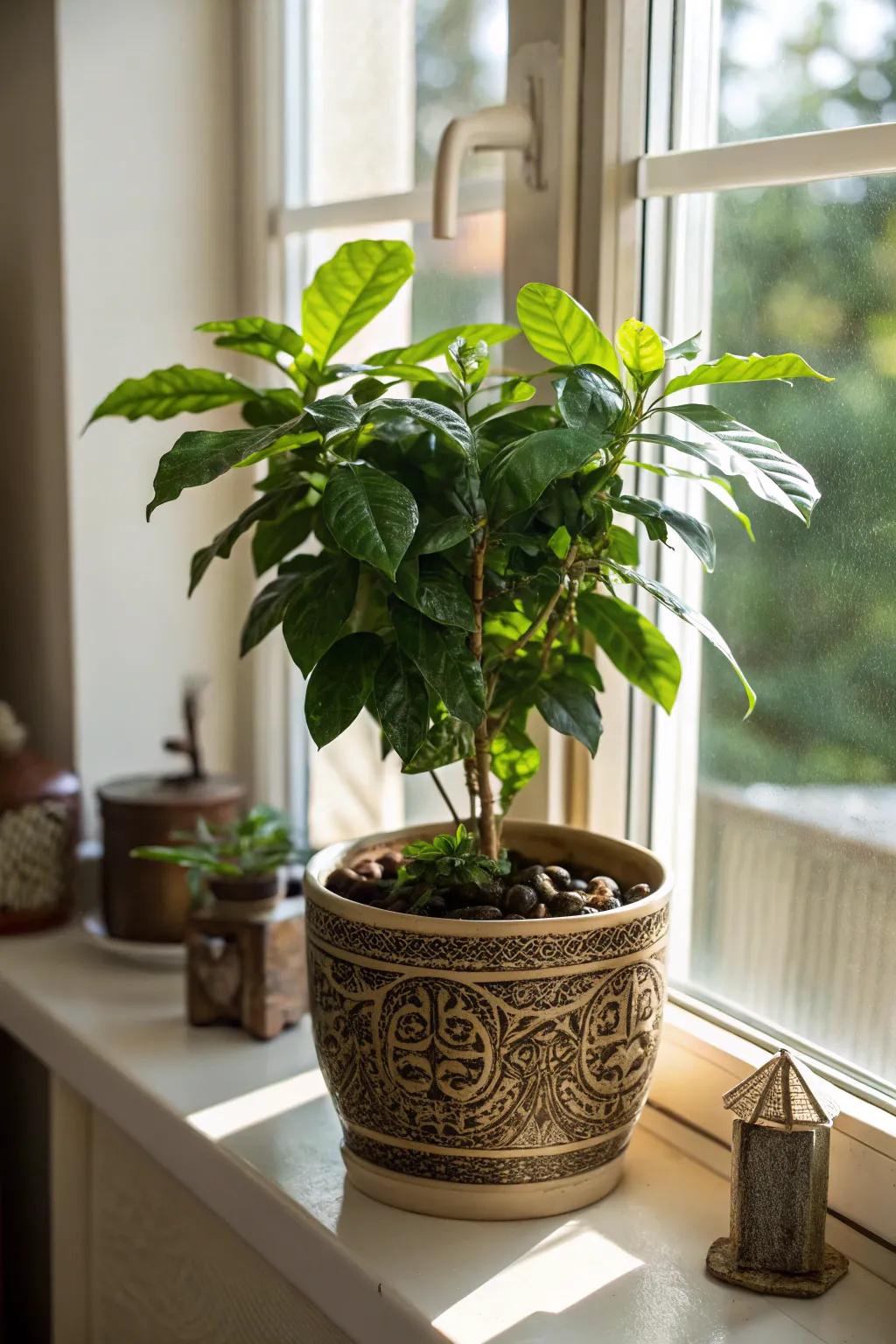 Honor coffee's origins with your own coffee bean plant.