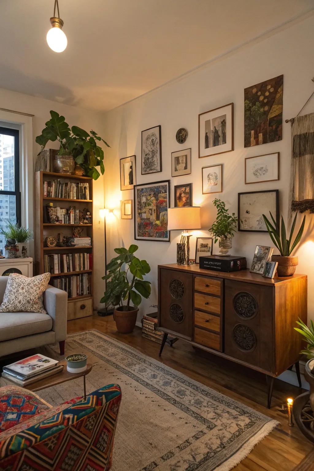 Unique accessories energize and personalize your space.