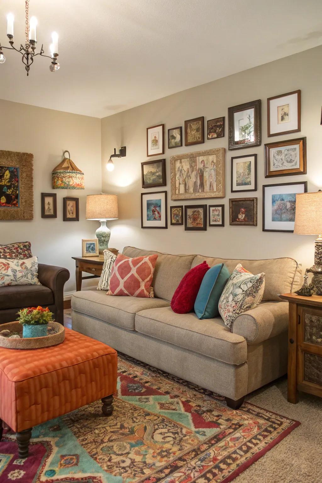 Customized spaces reflect style and values.