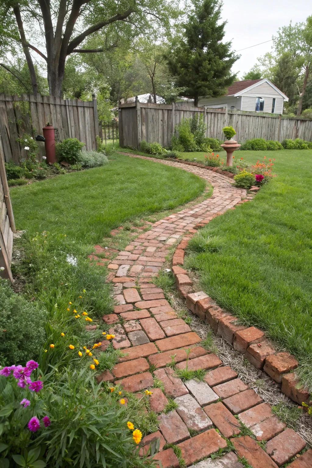 Reused items add character and sustainability.