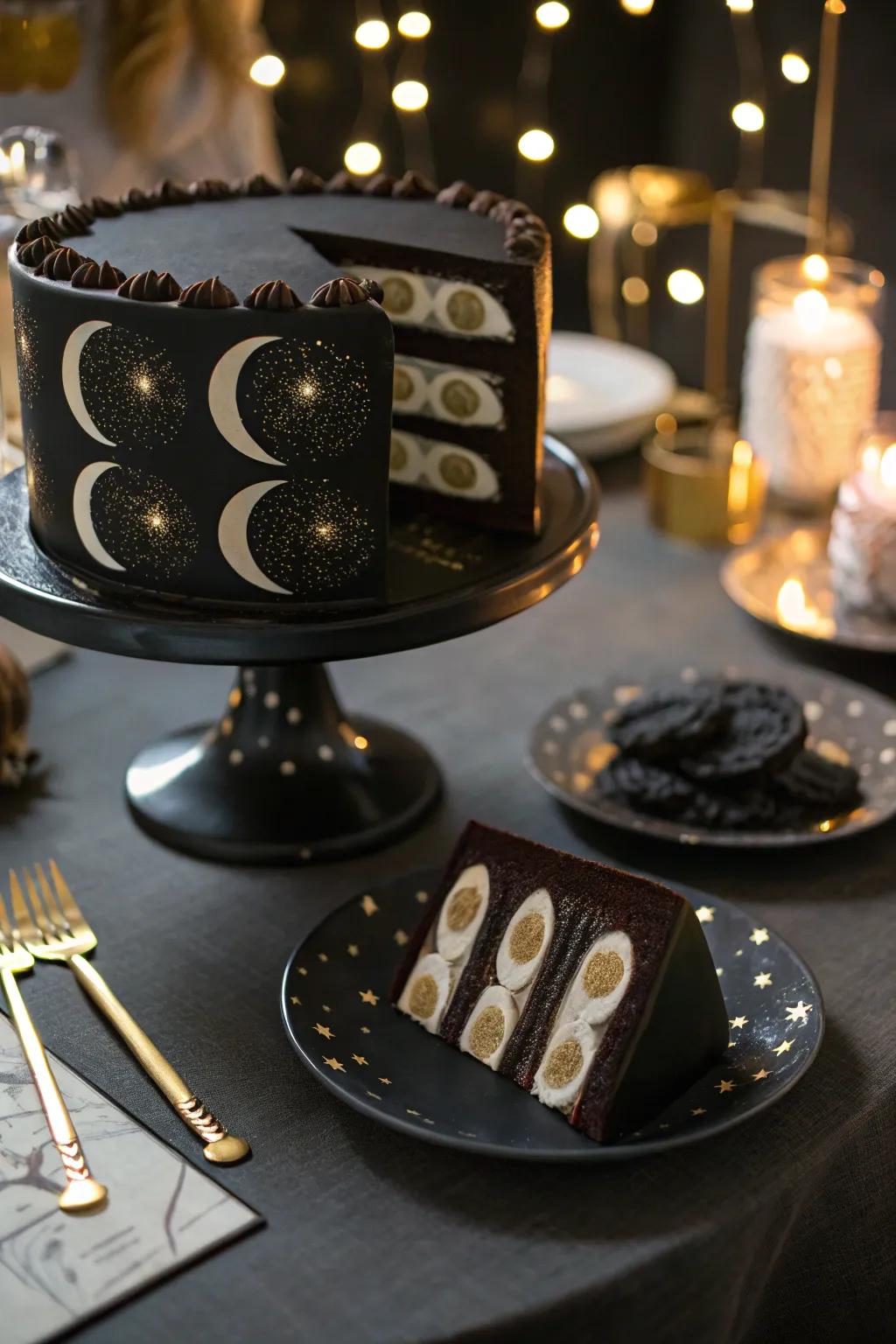 Revealing the satellite's mystery inside.