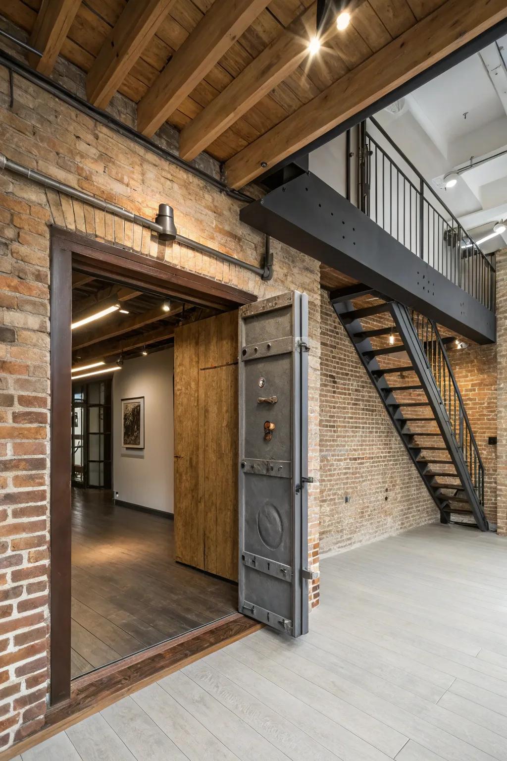 Incorporate mystery and intrigue with a hidden portal to your man cave loft.