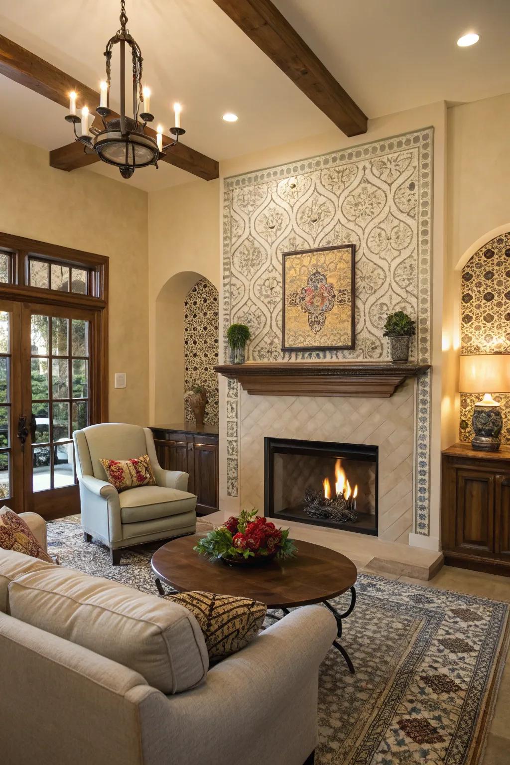 Artisan tiles introduce unique character and charm.