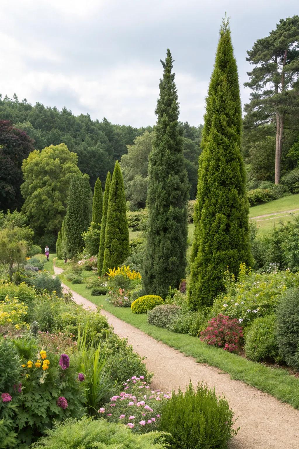 Select Evergreens for a stunning and eco-conscious garden.