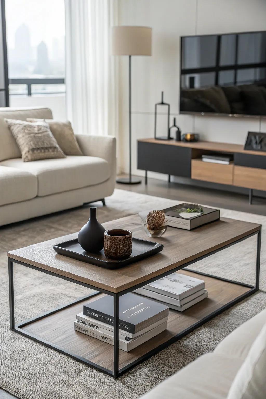 Minimal furniture maintains open and clutter-free environments.