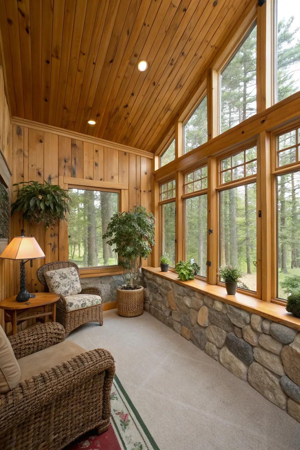 Organic components enrich warmth and texture.