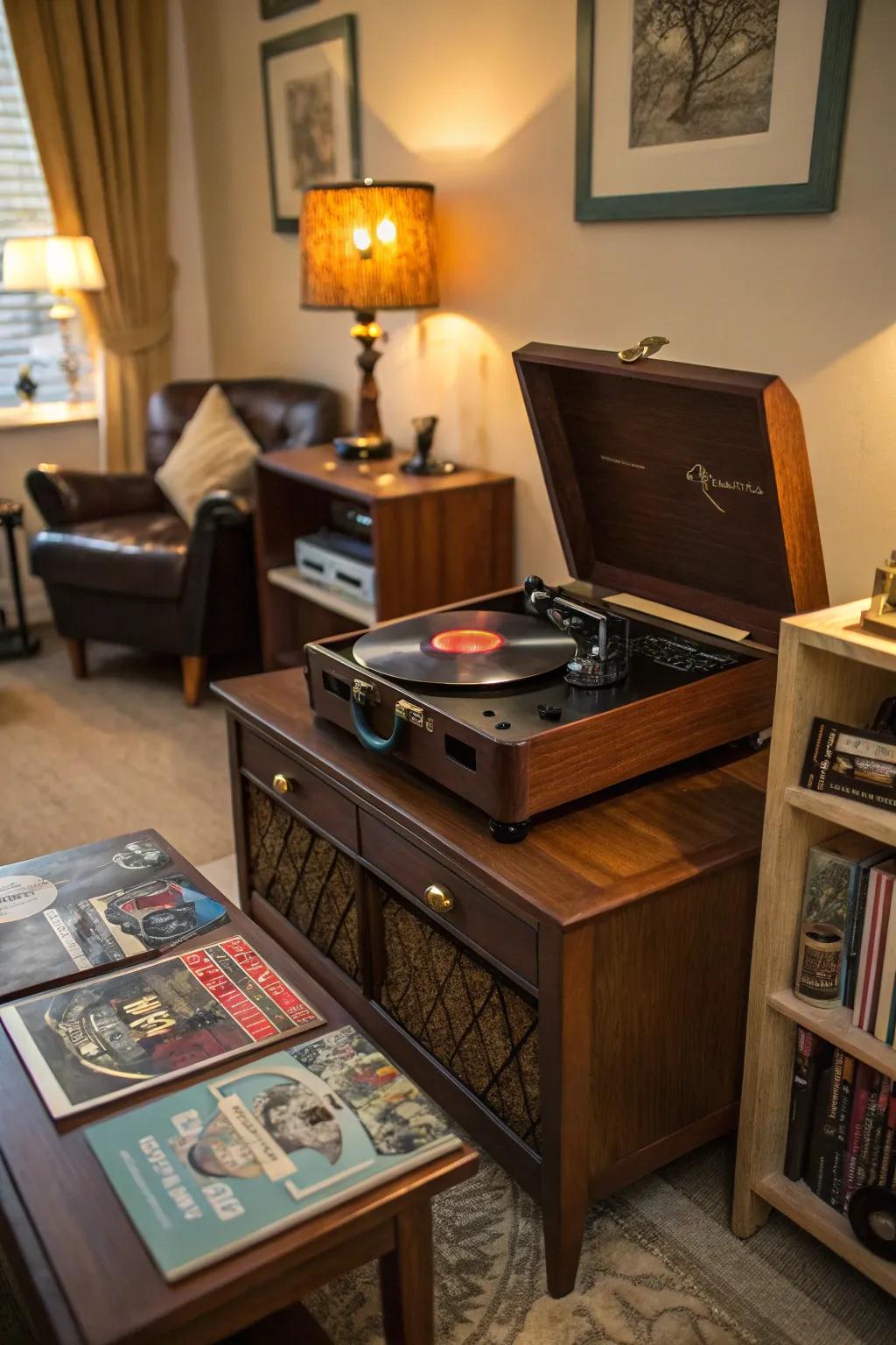Let the grandeur of big band music resonate, establishing the ambiance for a vibrant evening.