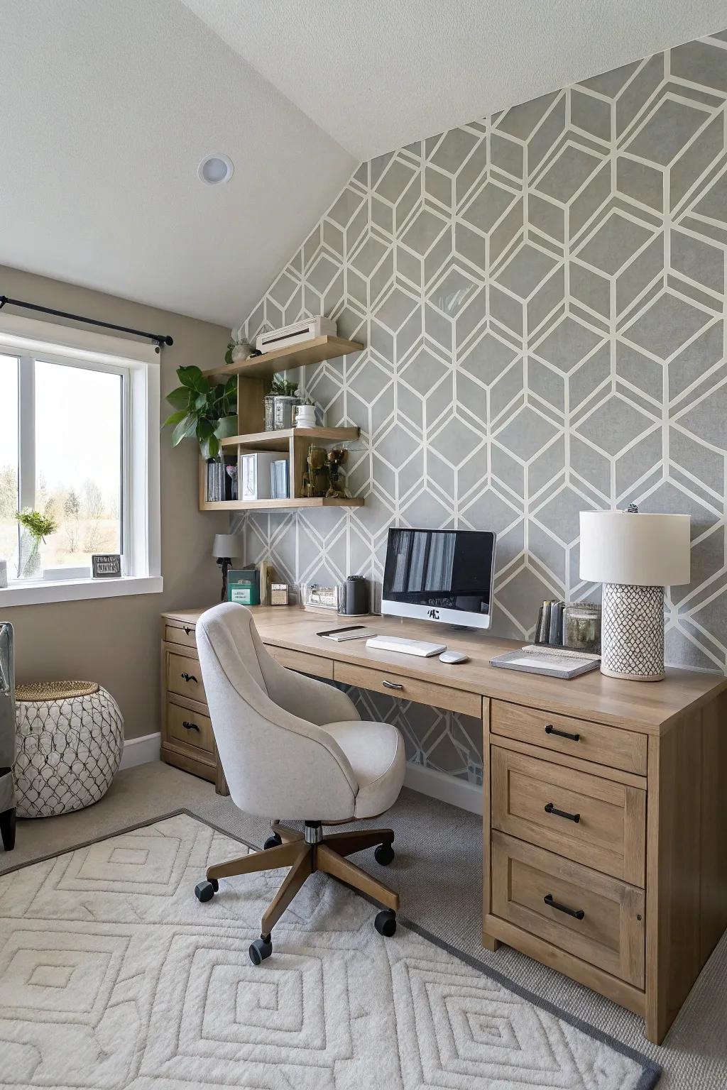 Improve your space with designed wallpapers.