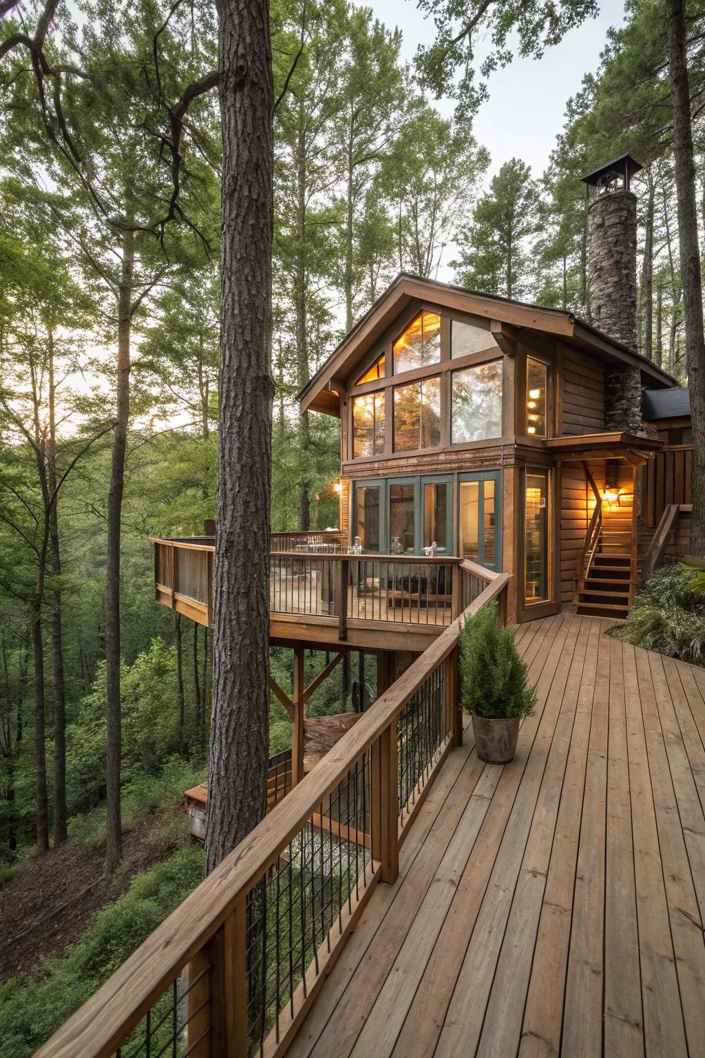 Reconnect with nature in an amazing elevated dwelling.