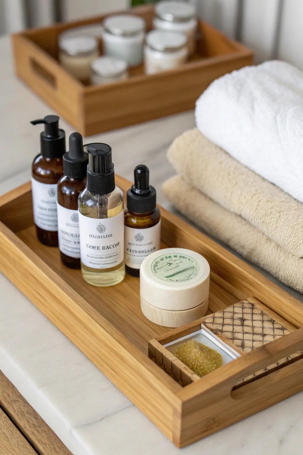 A thoughtfully prepared relaxation station elevates your at-home massage.