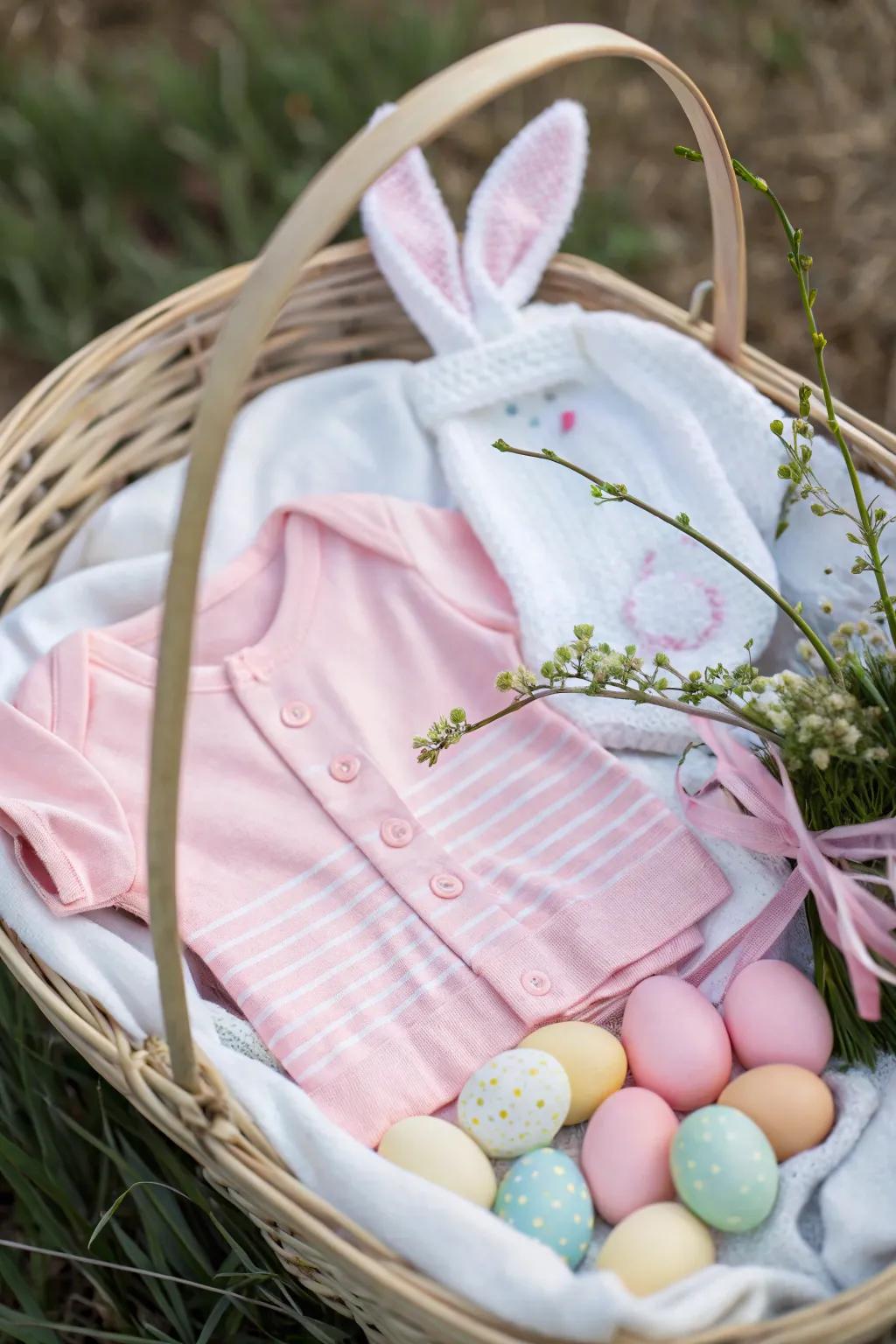 A lovely Easter outfit primed for springtime enjoyment.