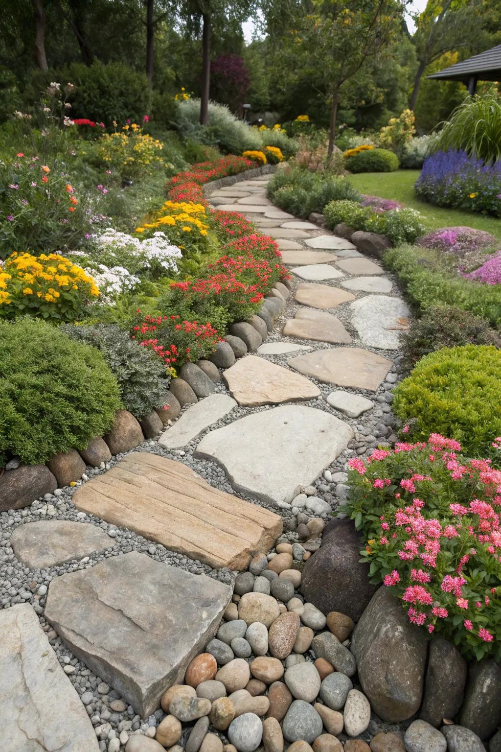 Pathways that tempt you to meander and discover.