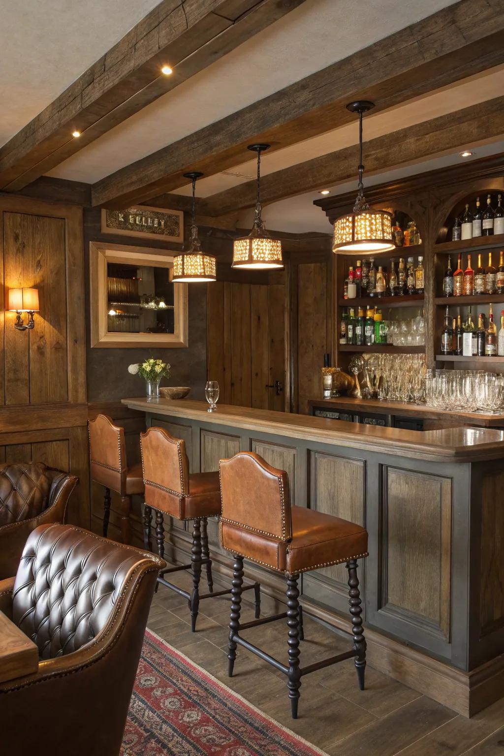 Charming vintage provides warmth and nostalgia to your space.