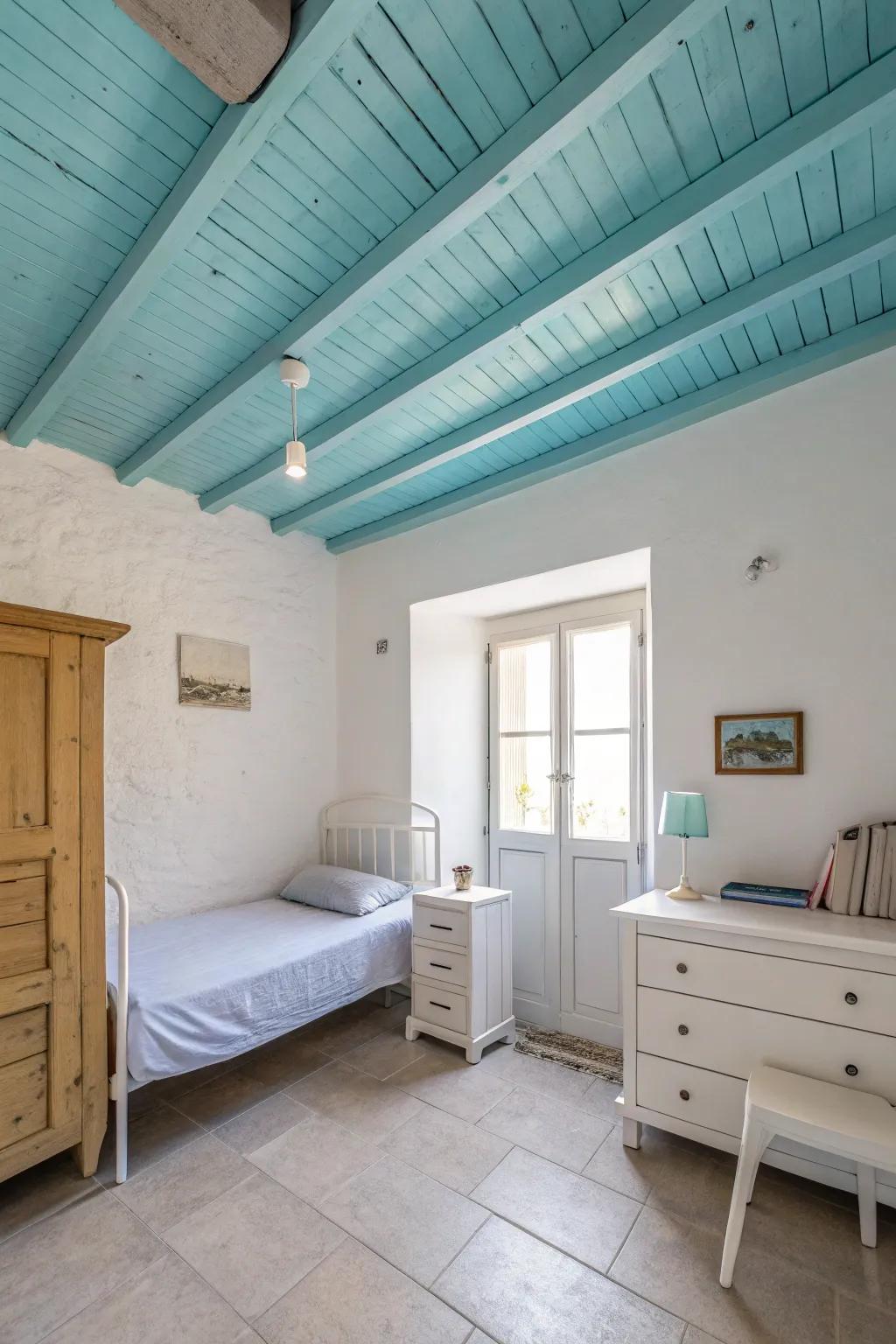 Express your style with a personalized painted ceiling.