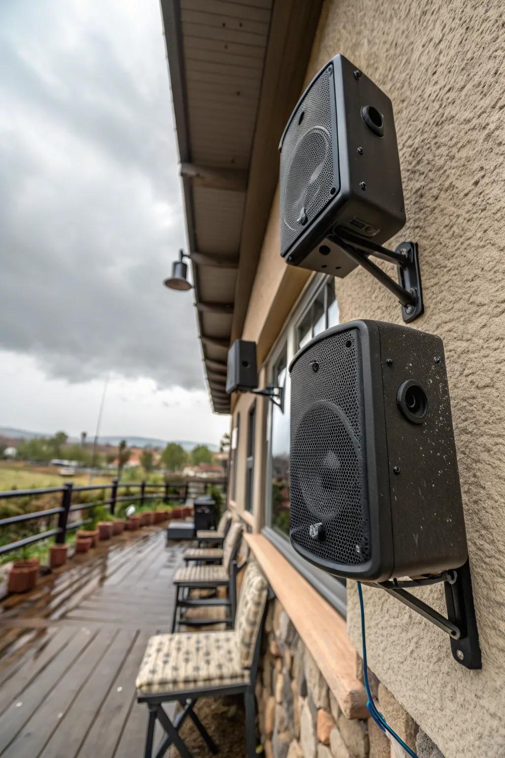 Weatherproof speakers are crucial for year-round outdoor audio enjoyment.