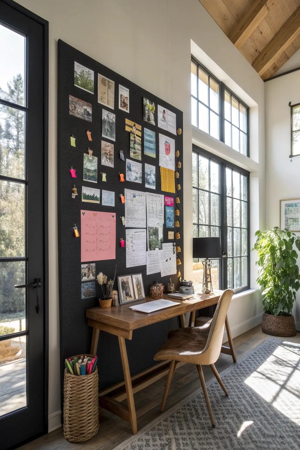 Begin each day with a collection of motivational quotes showcased on your display board.
