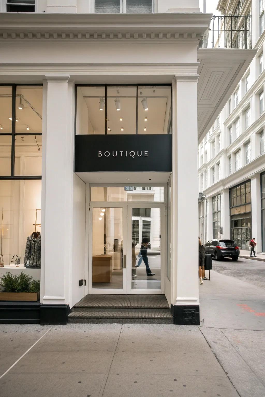 An understated identifier that radiates sophistication and cutting-edge style.