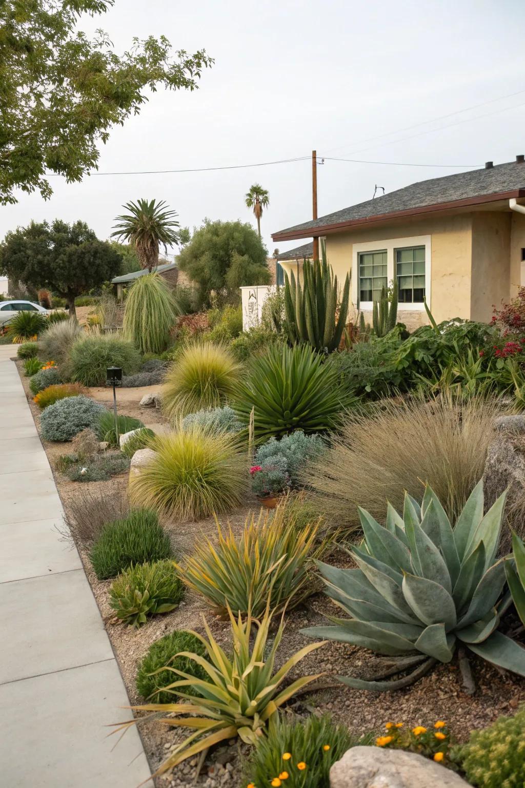 Water-wise flora offers both beauty and sustainability.