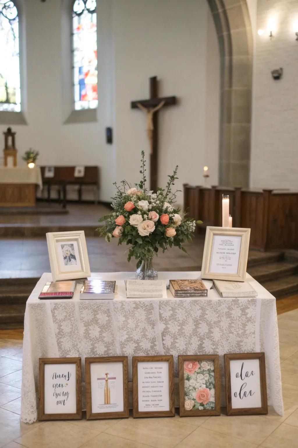 Uplifting messages introduce a meaningful feature to table designs.