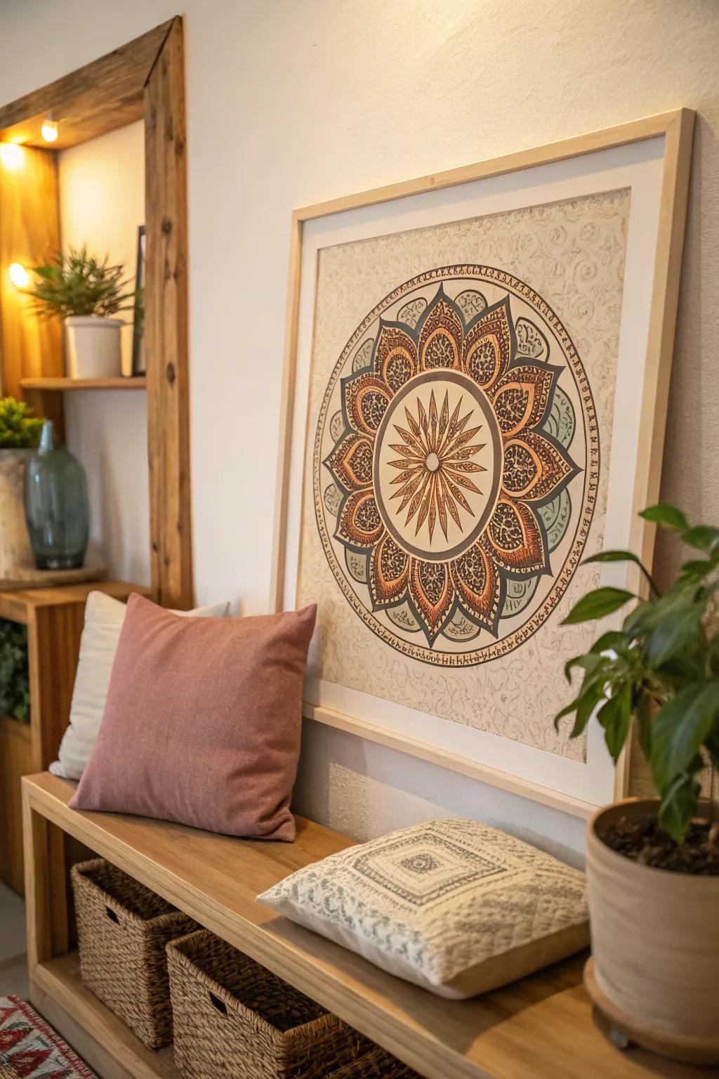 Infuse your atmosphere through intricate symbolic artistry.
