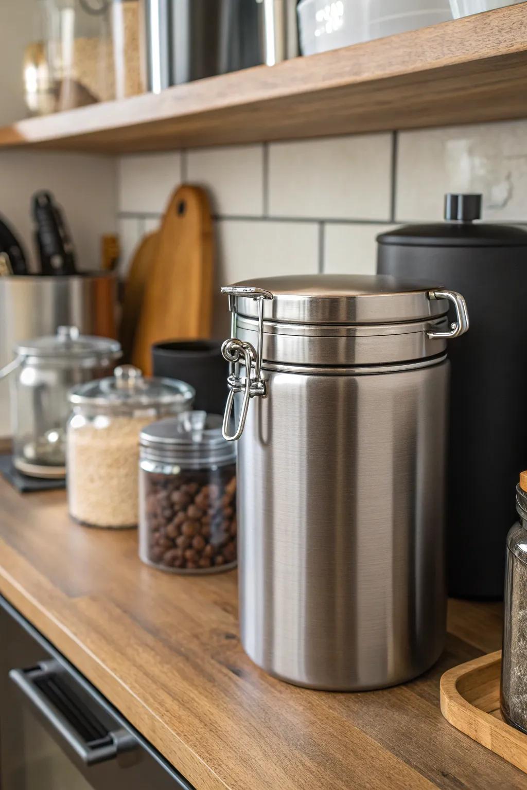 Maintain the freshness of your coffee beans in style.