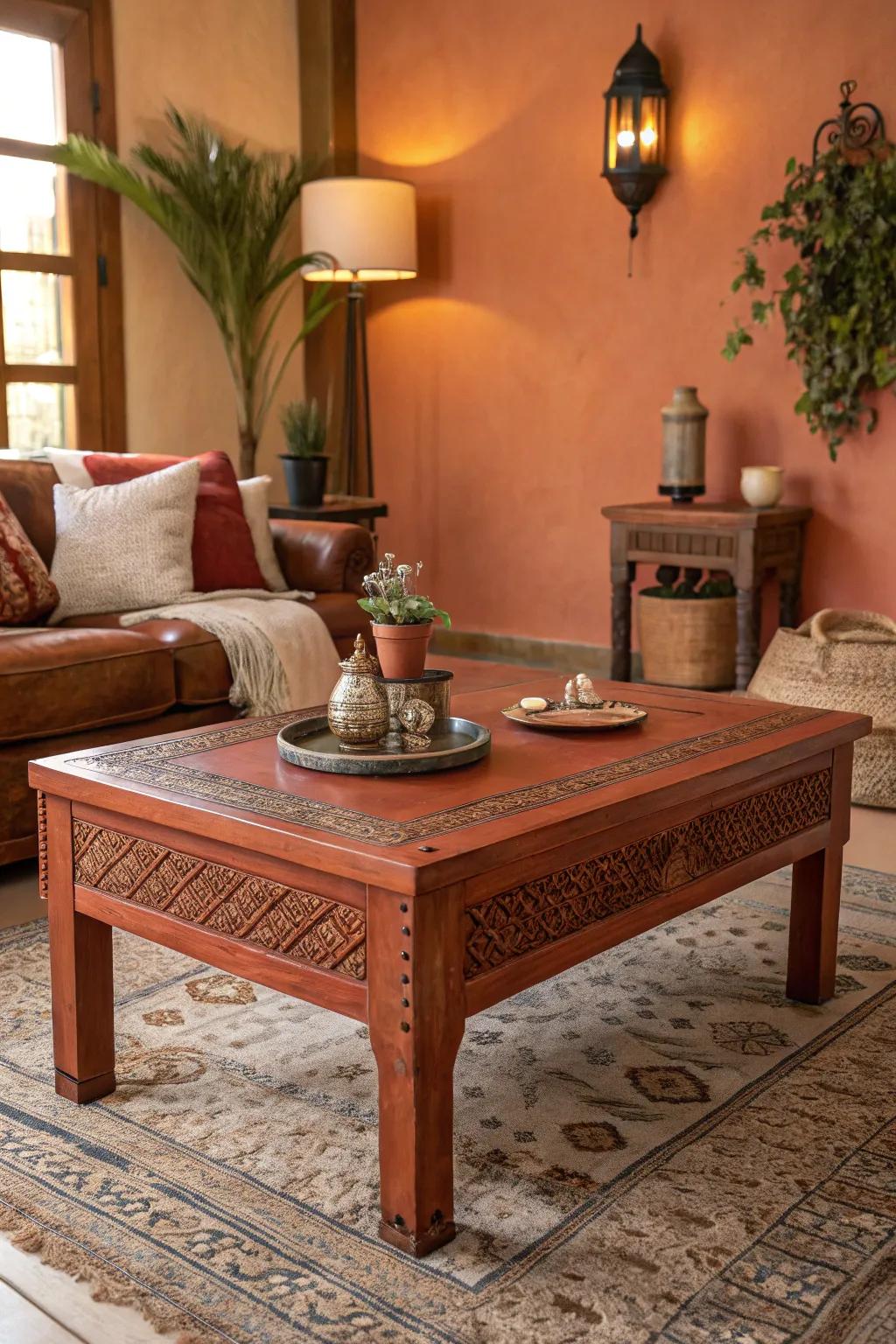 Natural shades bring warmth and a sense of welcome to your living area.