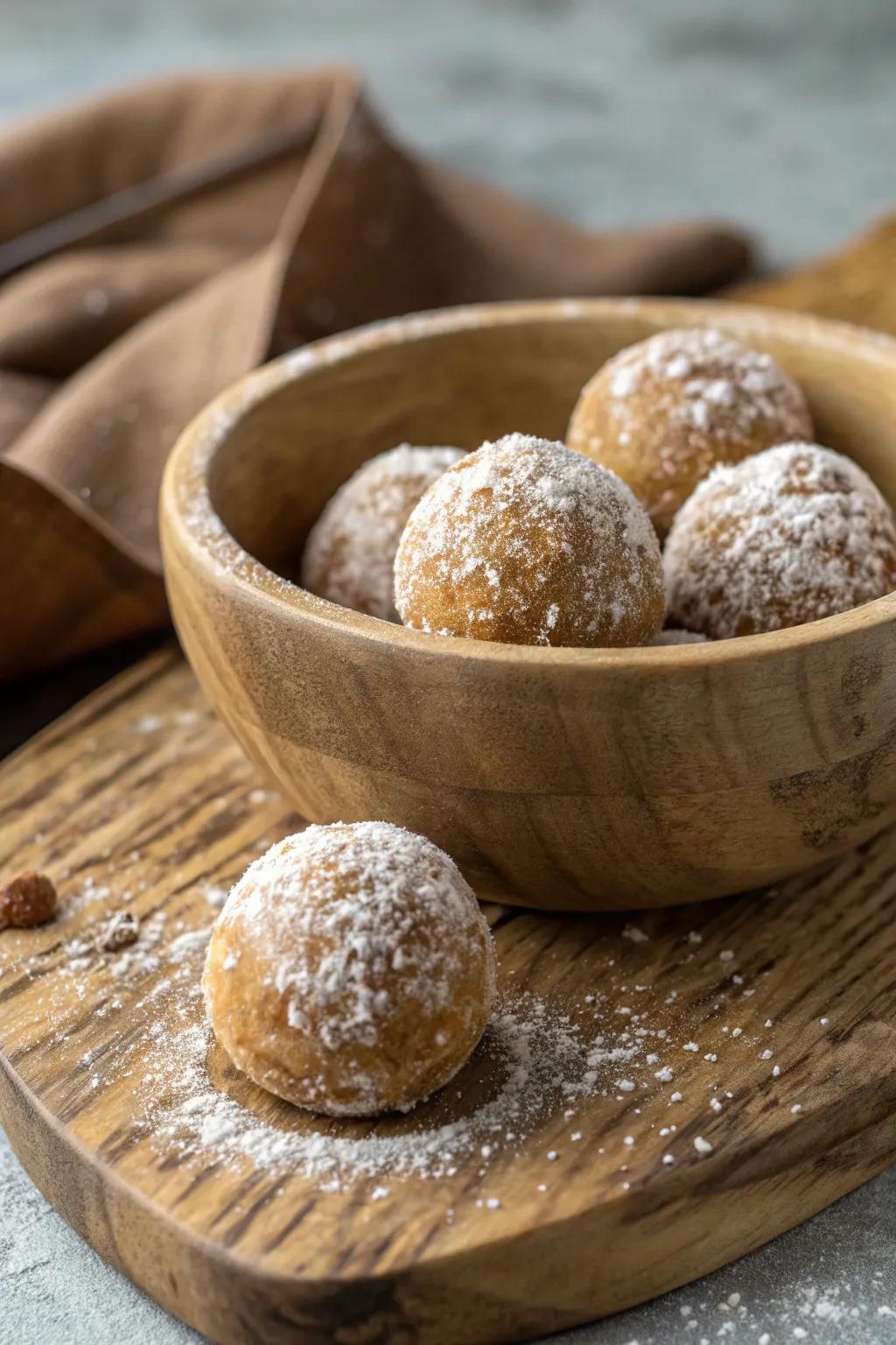 Rich and flavorful gingerbread truffles that melt in your mouth.